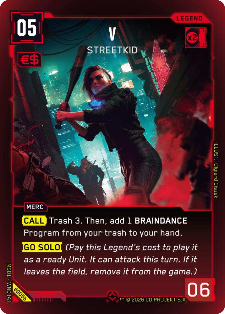 V - Streetkid (b) B005b Rare