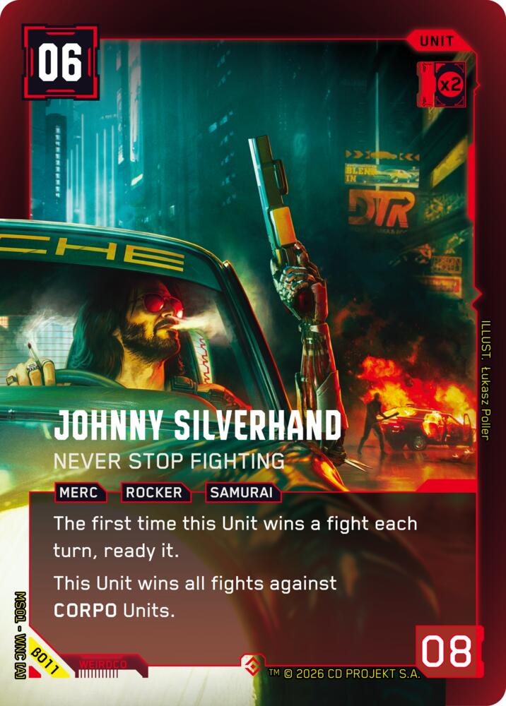 Johnny Silverhand - Never Stop Fighting (Epic) B011 Epic