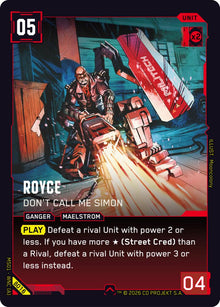 Royce - Don't Call Me Simon (MS01) B016 Uncommon