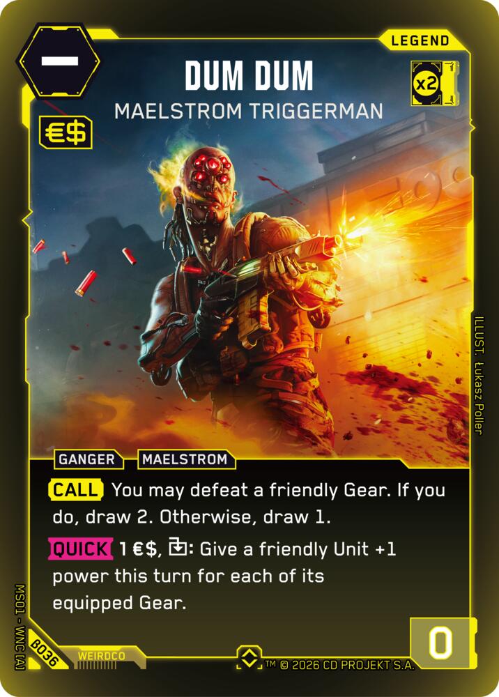 Dum Dum - Maelstrom Triggerman (Rare) B036 Rare
