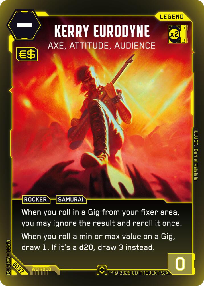 Kerry Eurodyne - Axe, Attitude, Audience (Rare) B037 Rare