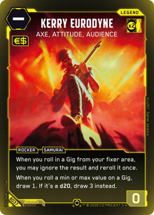 Kerry Eurodyne - Axe, Attitude, Audience (MS01) (Rare) B037 Rare
