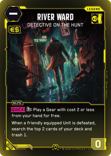 River Ward - Detective on the Hunt (MS01) B039 Rare