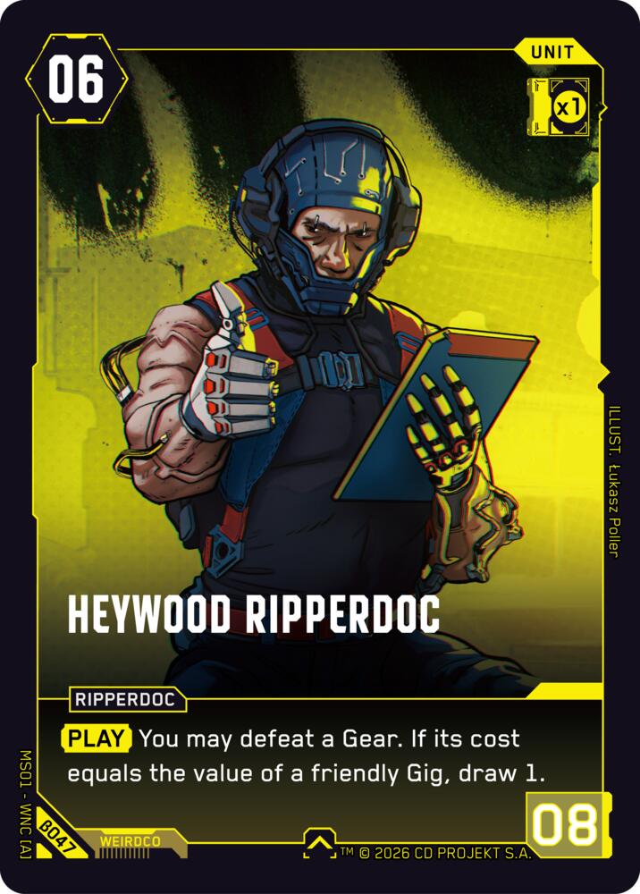 Heywood Ripperdoc B047 Uncommon