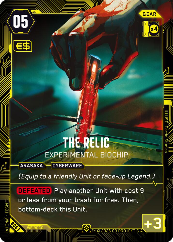 The Relic - Experimental Biochip (Epic) B063 Epic