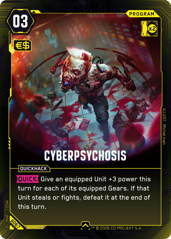 Cyberpsychosis B067 Uncommon