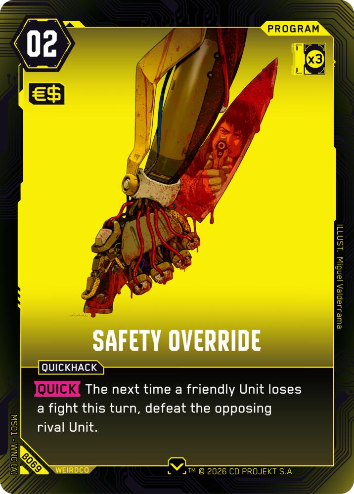 Safety Override B069 Common