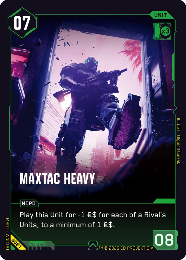 MaxTac Heavy B081 Uncommon