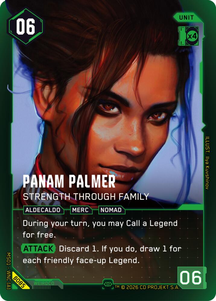 Panam Palmer - Strength Through Family (Secret) B085 Secret