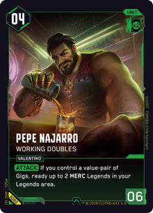 Pepe Najarro - Working Doubles (MS01) B086 Uncommon