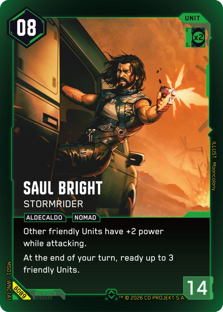 Saul Bright - Stormrider B089 Rare