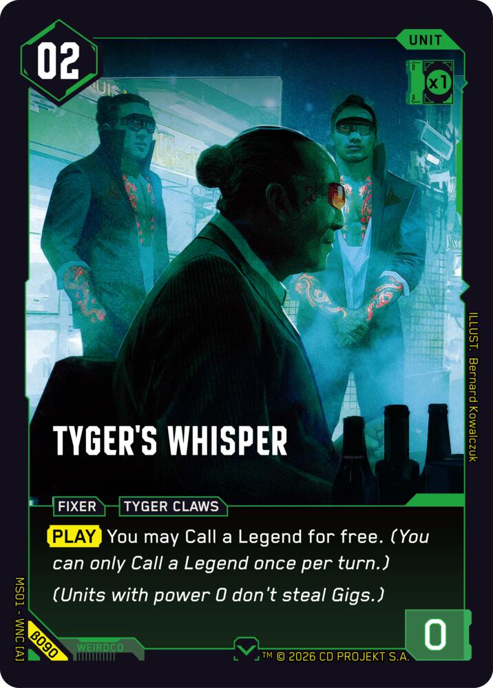 Tyger's Whisper B090 Common