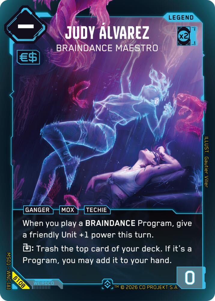 Judy Alvarez - Braindance Maestro (Epic) B108 Epic