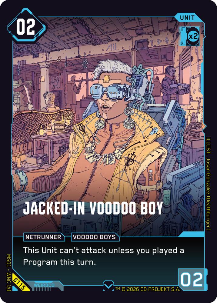 Jacked-In Voodoo Boy B115 Common