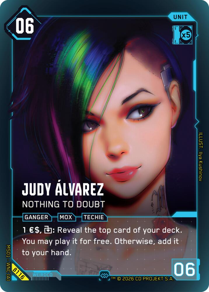 Judy Alvarez - Nothing to Doubt (Secret) B116 Secret