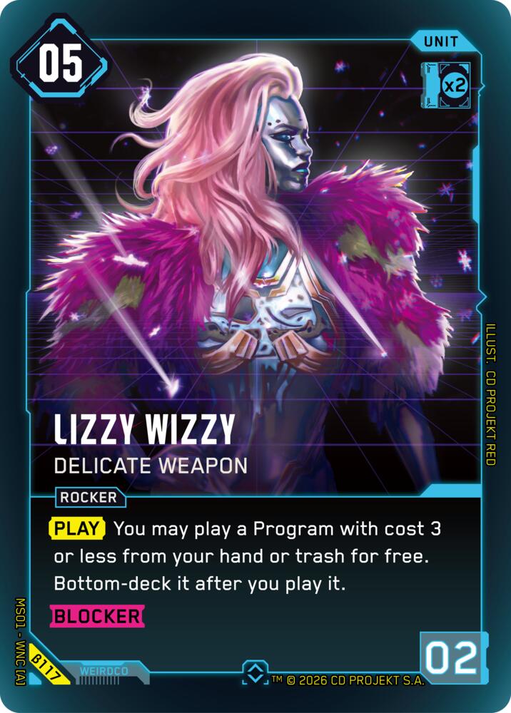 Lizzy Wizzy - Delicate Weapon B117 Rare