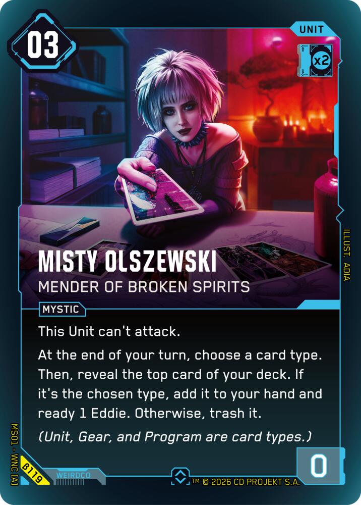 Misty Olszewski - Mender of Broken Spirits B119 Rare