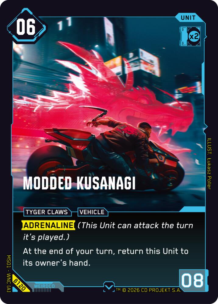 Modded Kusanagi B120 Common