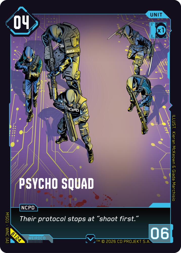 Psycho Squad B124 Common