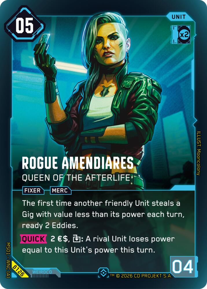 Rogue Amendiares - Queen of the Afterlife (Epic) B126 Epic