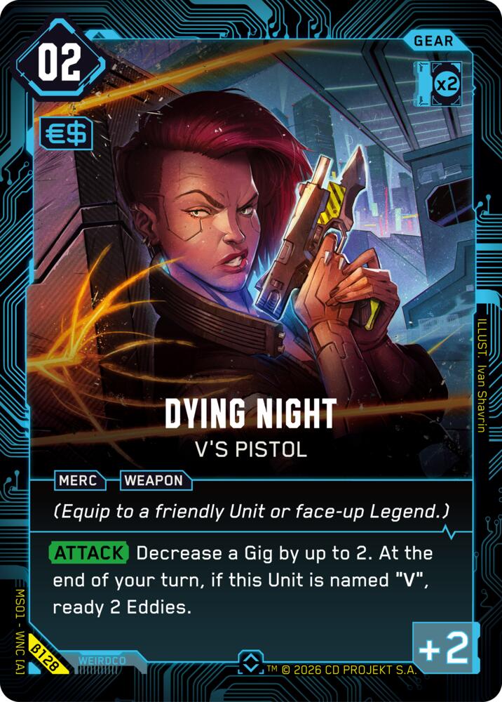 Dying Night - V's Pistol B128 Rare
