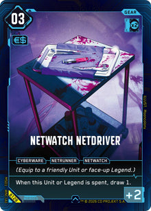NetWatch Netdriver (MS01) B129 Uncommon