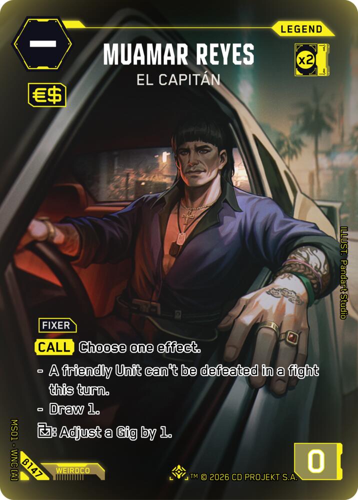 Muamar Reyes - El Capitan (ILegend) B147 Iconic Legend