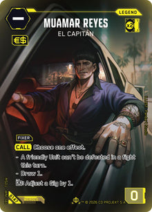 Muamar Reyes - El Capitan (MS01) B147 Iconic Legend