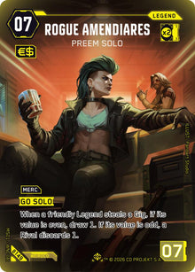 Rogue Amendiares - Preem Solo (MS01) B149 Iconic Legend