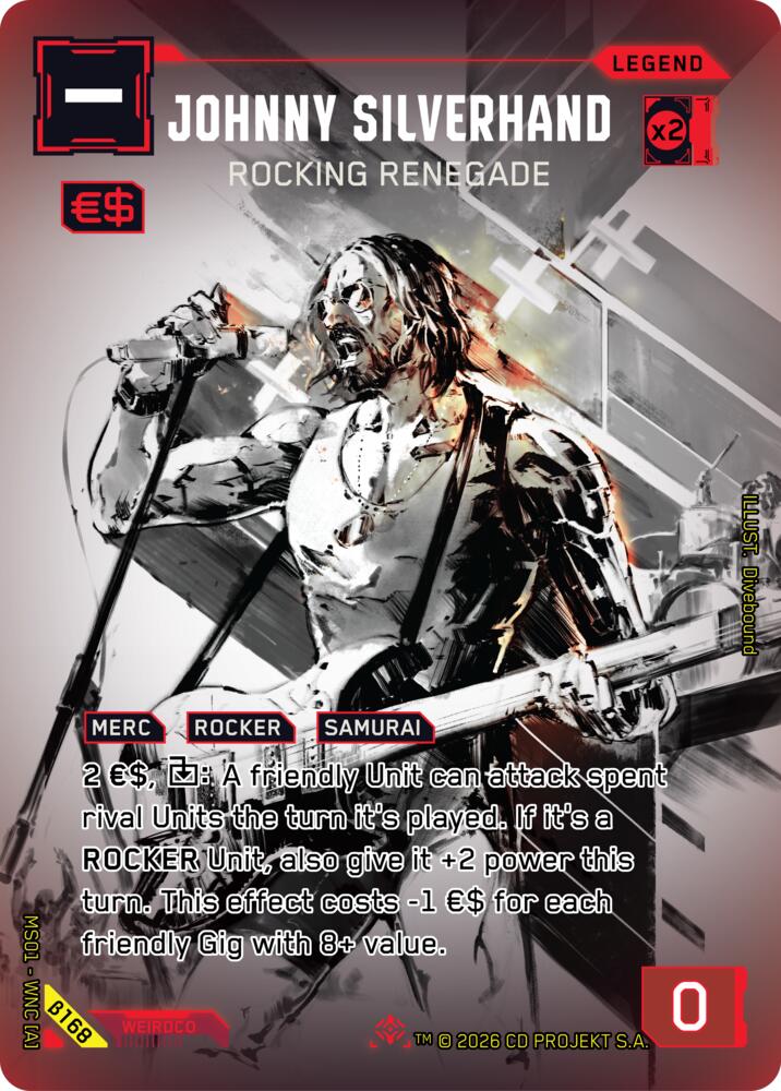 Johnny Silverhand - Rocking Renegade (ISecret) B168 Iconic Secret
