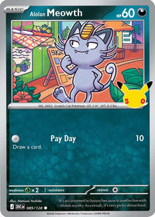 Alolan Meowth 30C 089/128 Common