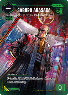 Saburo Arasaka - Stubborn Patriarch B004 Nova Rare