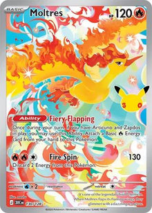 Moltres 30C 130/128 Illustration Rare