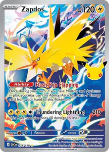 Zapdos 30C 133/128 Illustration Rare Holo