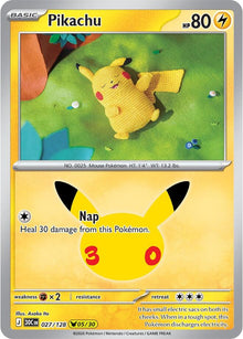 Pikachu 30C 027/128 Holo