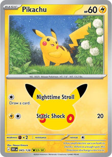 Pikachu 30C 045/128 Holo