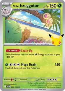 Alolan Exeggutor 30C 002/128 Common Holo
