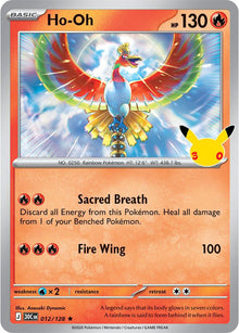 Ho-Oh 30C 012/128 Rare Holo