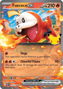 Fuecoco ex 30C 015/128 Double Rare Holo