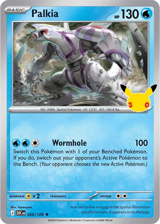 Palkia 30C 020/128 Rare Holo
