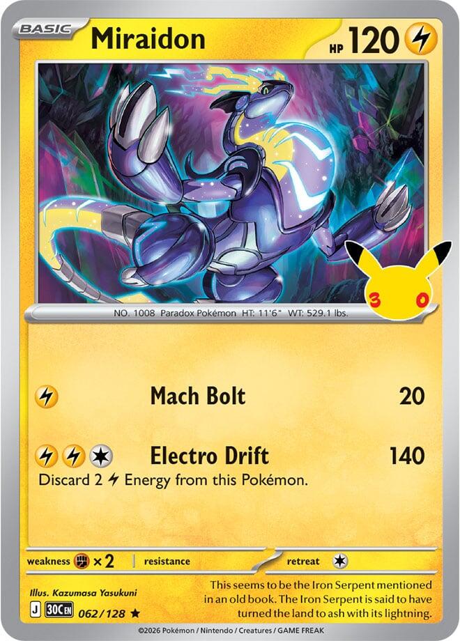 Miraidon 30C 062/128 Rare Holo