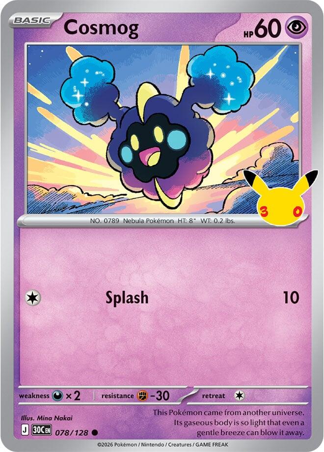 Cosmog 30C 078/128 Common Holo