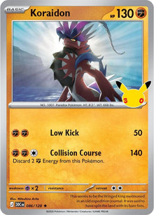 Koraidon 30C 086/128 Rare Holo