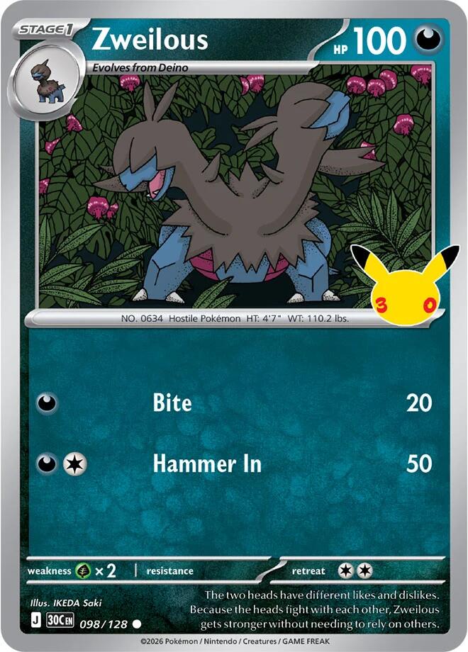 Zweilous 30C 098/128 Common Holo