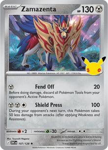 Zamazenta 30C 107/128 Rare Holo