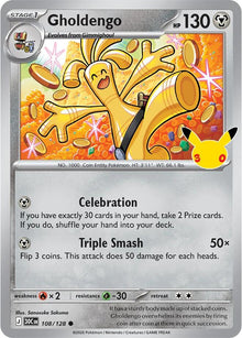 Gholdengo 30C 108/128 Common Holo