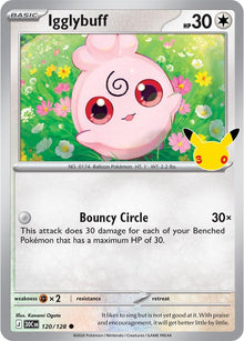 Igglybuff 30C 120/128 Common Holo