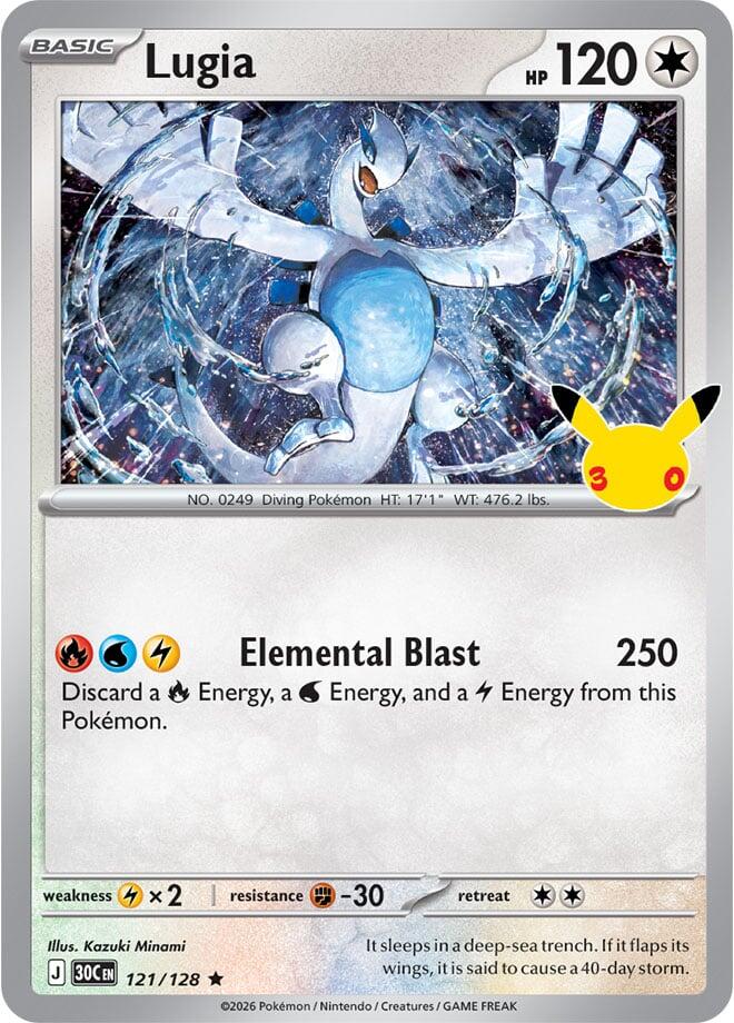Lugia 30C 121/128 Rare Holo