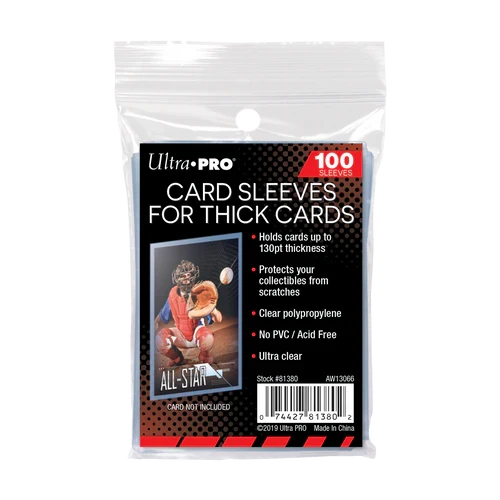 Ultra Pro: Soft Sleeves 2.5" x 3.5" Thick Cards