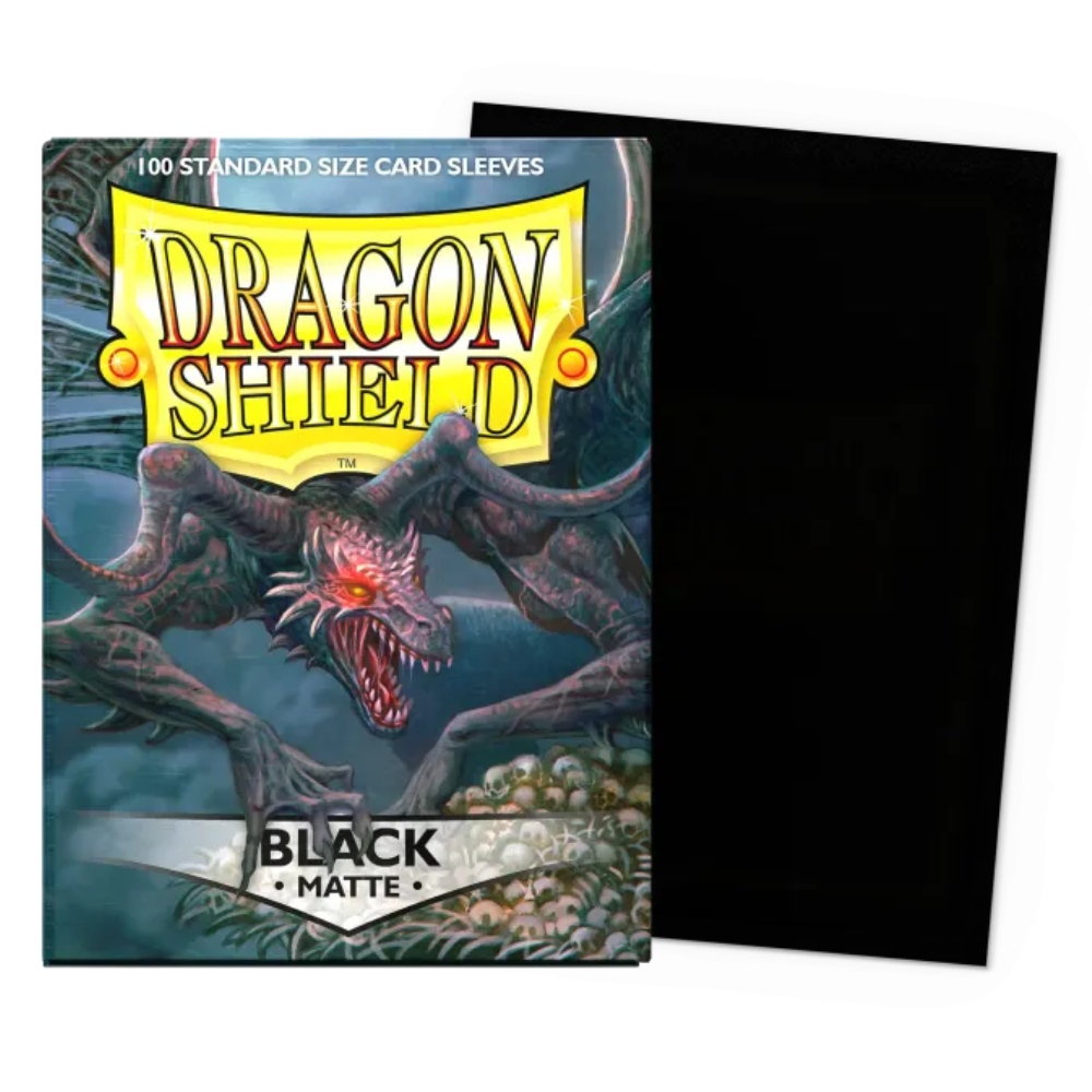 Dragon Shield: Matte Black Sleeves